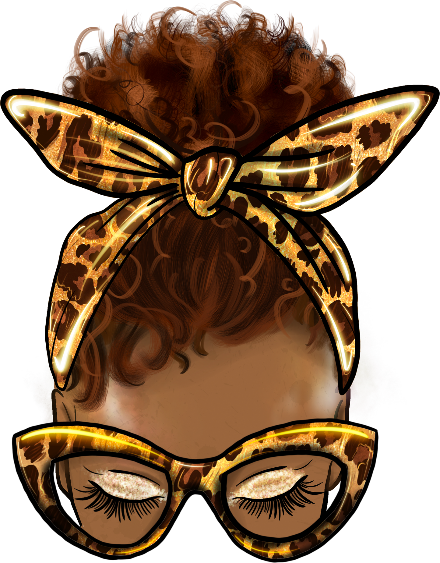Leopard Scarf Bun